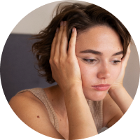 Woman frustrated with skincare products that don’t work